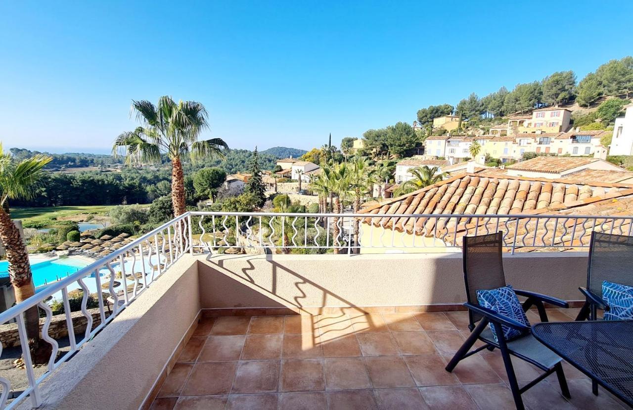 Hameau Des Amandiers Vue Mer - Piscine, Golf Et Tennis Prive Saint-Cyr-sur-Mer Exterior photo