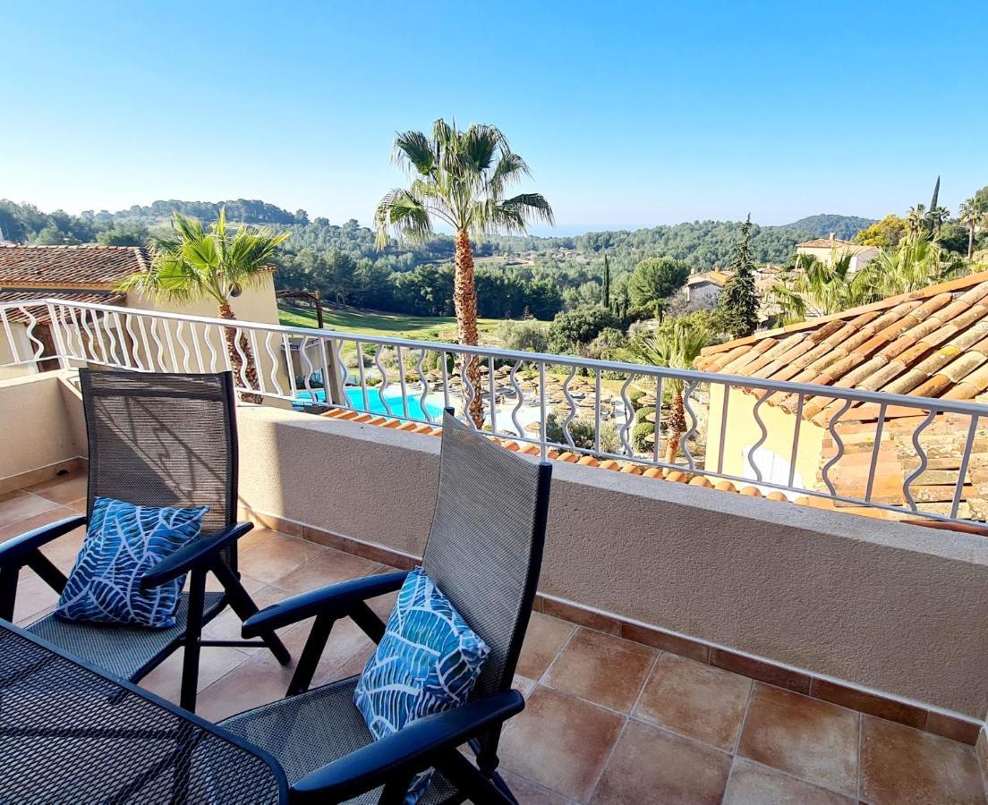 Hameau Des Amandiers Vue Mer - Piscine, Golf Et Tennis Prive Saint-Cyr-sur-Mer Exterior photo